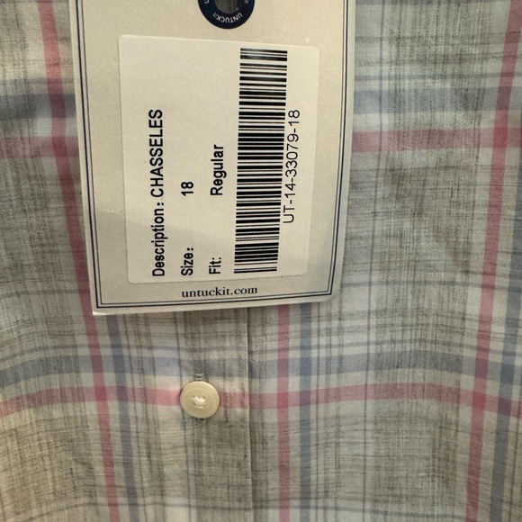 Untuckit Chasseles Button Down Long Sleeve Shirt 18 - Picture 5 of 7